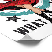 Poster I Do A Thing Called What I Want Retro Cowboy Weste (Coin)