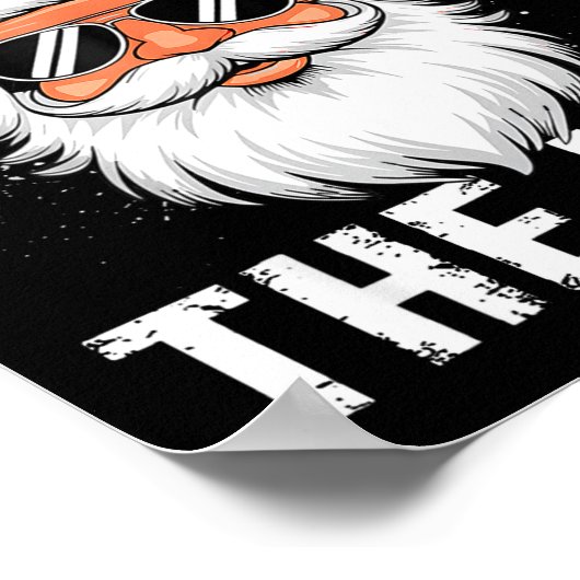 Poster I Do It For The Hos Funny Inappropriate Christmas (Coin)