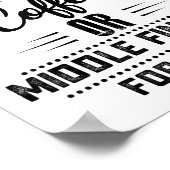 Poster I Do Not Have Enough Coffee Or Middle Fingers For  (Coin)