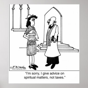 Poster I Don’t Advice on Taxes