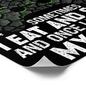 Poster I Don't Always Play Video Games Funny Gamer Boys M (Coin)