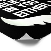 Poster I Don't Believe In You Either Funny Santa Christma (Coin)