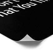 Poster I Don't Care What You Think -  (Coin)