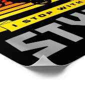 Poster I Don't Crash I Stop With Style Funny Motocross Di (Coin)