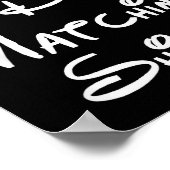 Poster I Dont Do Matching Shirts Funny Couples  (Coin)