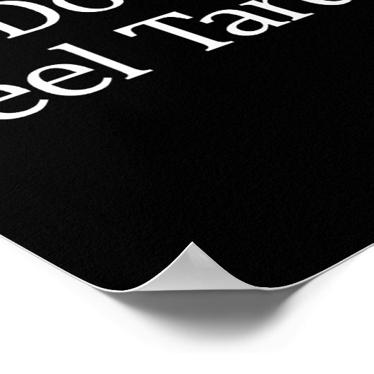 Poster I Don't Feel Tardy -  (Coin)