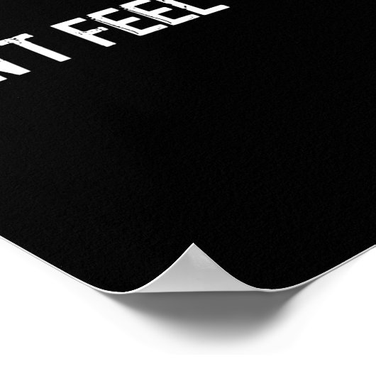 Poster I Don't Feel Tardy Funny  (Coin)