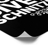 Poster I Don't Give A Schnitzel Shirt Funny German Tee  (Coin)