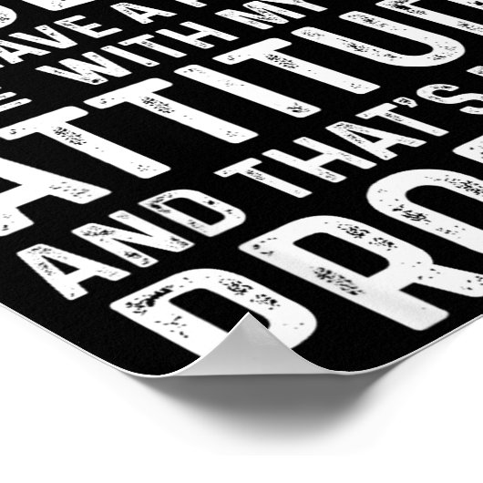 Poster I Don't Have An Attitude Problem Funny Sarcasm Men (Coin)