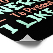 Poster I Don't Have Enough Energy To Pretend I Like You F (Coin)