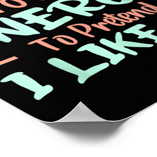 Poster I Don't Have Enough Energy To Pretend I Like You F (Coin)