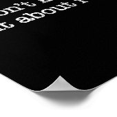 Poster I Don't Know About For Funny Saying  (Coin)