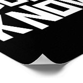 Poster I Don't Know Funny Sarcastic Saying Long Sleeve  (Coin)