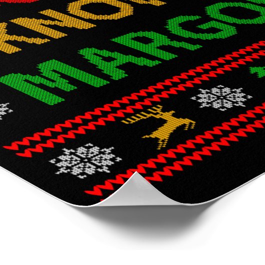 Poster I Don't Know-margo Ugly Sweater Funny Christmas Fo (Coin)