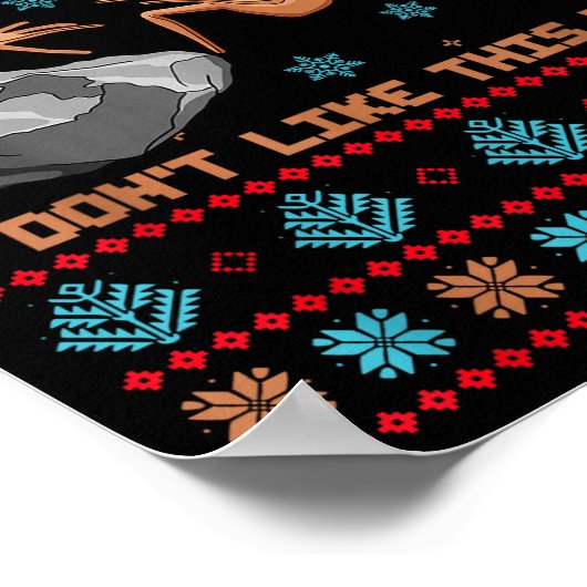 Poster I Don't Like This Rock Marcus The Worm Ugly Sweate (Coin)