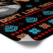 Poster I Dont Like This Rock Marcus The Worm Ugly Sweater (Coin)