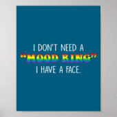 Poster I Don't Need A Mood Ring I Have A Face  (Devant)