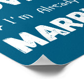 Poster I Don't Need Advice I'm Already Married Sarcastic  (Coin)