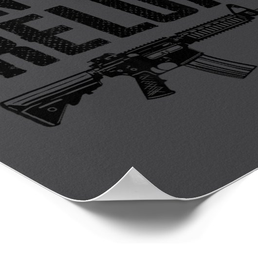 Poster I Don't Run I Reload - Ar15 2nd Amendment Funny Gu (Coin)