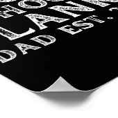 Poster I Dont Shoot Blanks Dad Est 2025 Gender Reveal Fun (Coin)