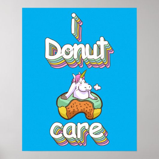 Poster I Donut Care (Devant)