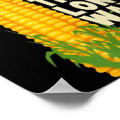 Poster I Eat Corn The Long Way Funny Christmas (Coin)