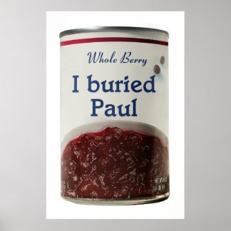 Poster I Enterrez l'affiche Paul