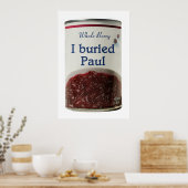 Poster I Enterrez l'affiche Paul (Cuisine)
