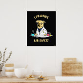 Poster I Exercice de la sécurité des laboratoires (Cuisine)