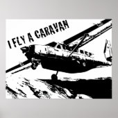 Poster "I FLY A CARAVAN" (Devant)