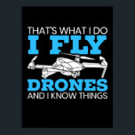 Poster I Fly drones<br><div class="desc">I Fly drones</div>