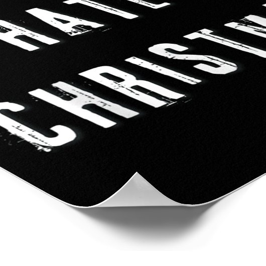 Poster I Foring Hate Christmas Funny Anti-christmas (Coin)