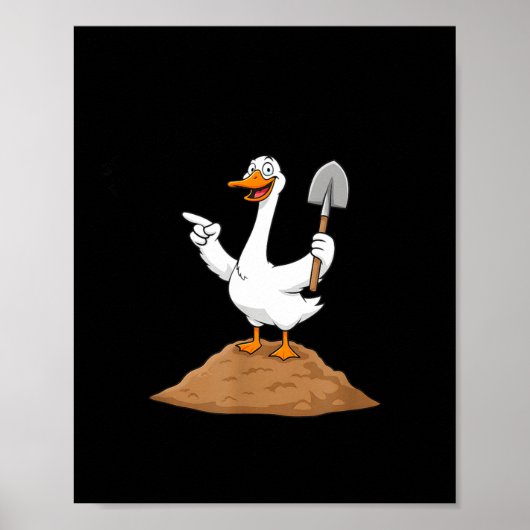 Poster I Got You, A Shovel, Since You're Always Digging H (Devant)