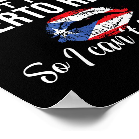 Poster I Hate Being This Y But I'm Puerto Rican Can't Hel (Coin)