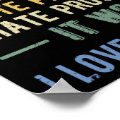 Poster I Hate Programmation - Drôle Programmeur I (Coin)