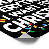 Poster I Have Everything I Want For Christmas Its Me I'm  (Coin)