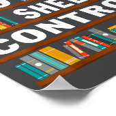 Poster I Have No Shelf Control Funny Library Reading Love (Coin)