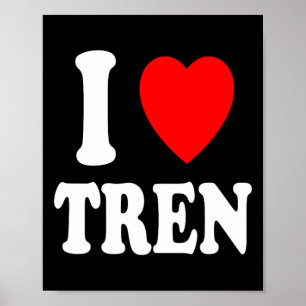Poster I Heart (amour) Tren Bodybuilding Steroids Cycle M