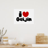 Poster i heart Gaijin (Cuisine)