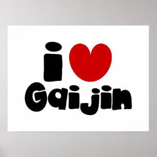 Poster i heart Gaijin