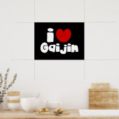 Poster i heart Gaijin (Cuisine)