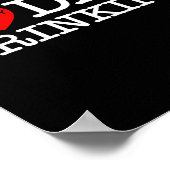 Poster I Heart Love Day Drinking Party Funny Barbecue Fam (Coin)