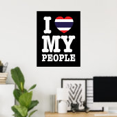 Poster I Heart (Love) My Thai People (Bureau à domicile)