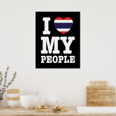 Poster I Heart (Love) My Thai People (Cuisine)