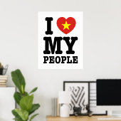 Poster I Heart (Love) My Viet People (Bureau à domicile)
