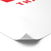 Poster I Heart (Love) Thaïlande ♥ Langage thaï Script (Coin)