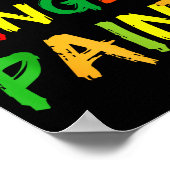 Poster I Heart Love To Finger Paint I'm Paint Cute Couple (Coin)