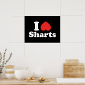Poster I Heart Sharts (Cuisine)