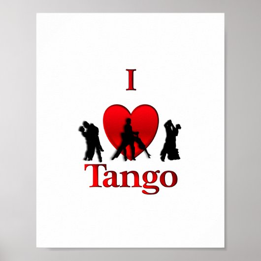 Poster I Heart Tango (Devant)
