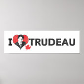Poster I Heart Trudeau Wide (Devant)